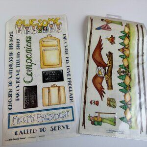 *NEW* Bo Bunny Stickers-Mission & Boy Scout/Eagle-2 sheets